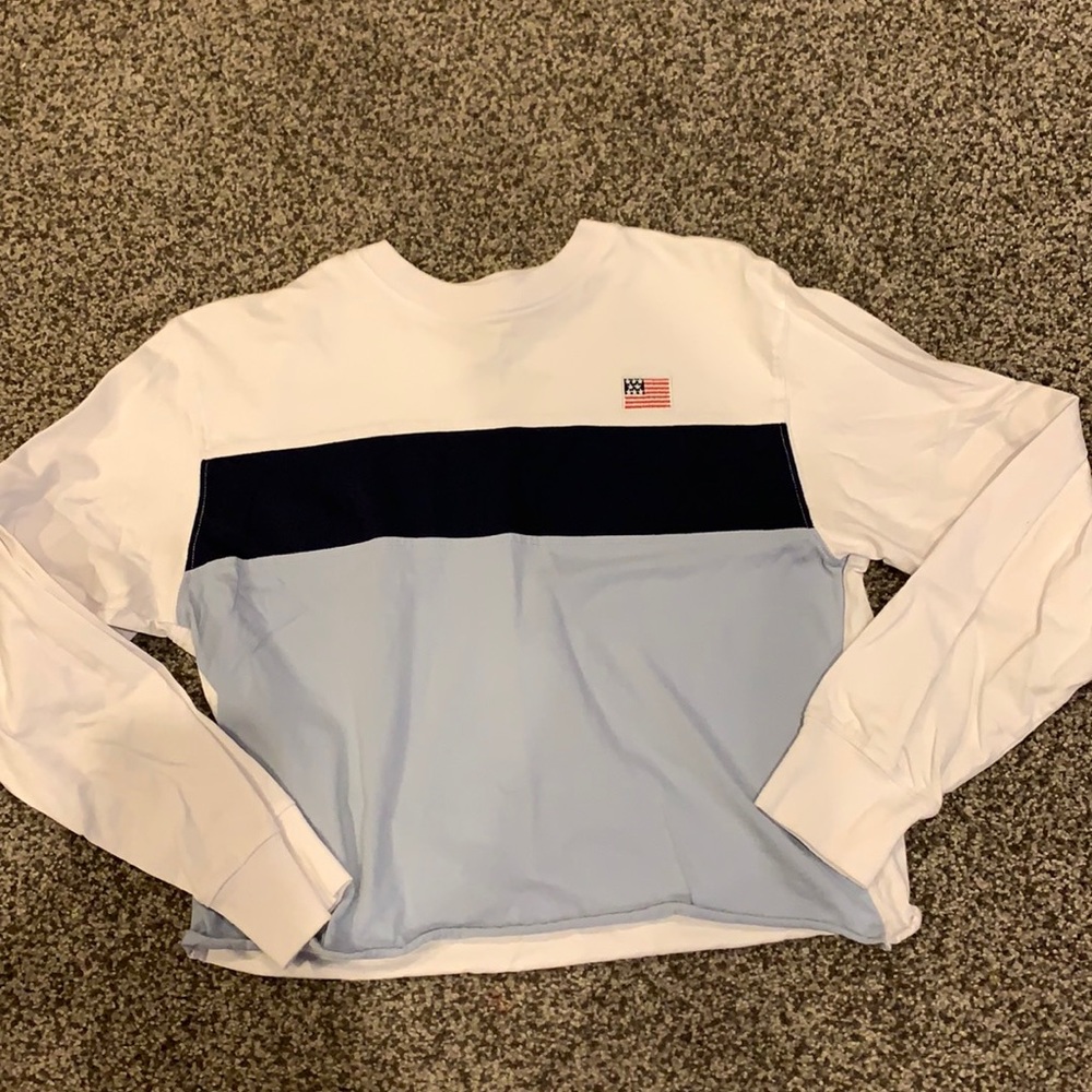 USA cropped long sleeve